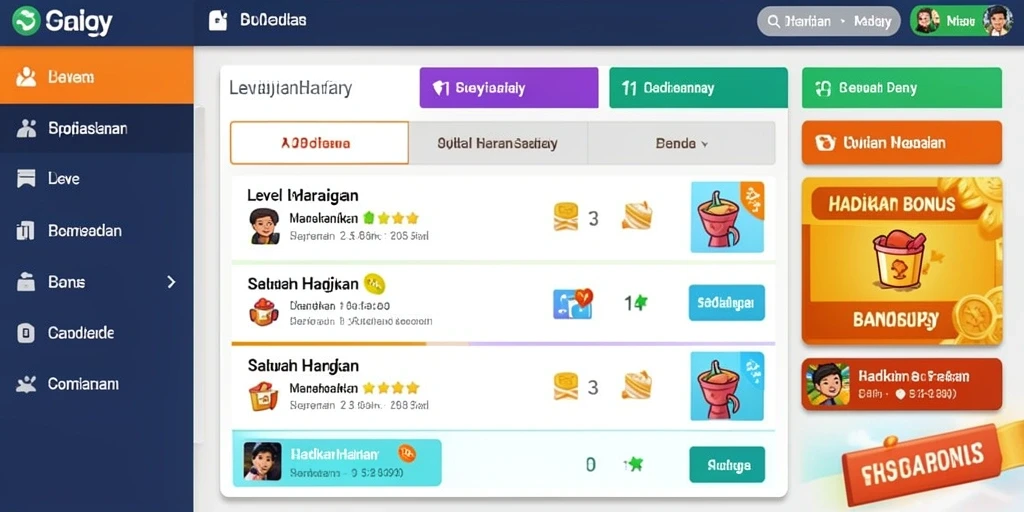 Gambar tampilan awal yang menarik dan intuitif.