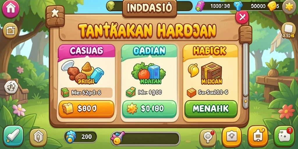 Tampilan antarmuka yang user-friendly dan menarik.