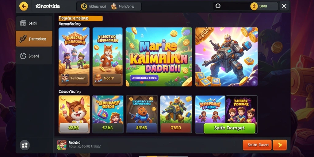 Tampilan antarmuka yang menarik dan modern.